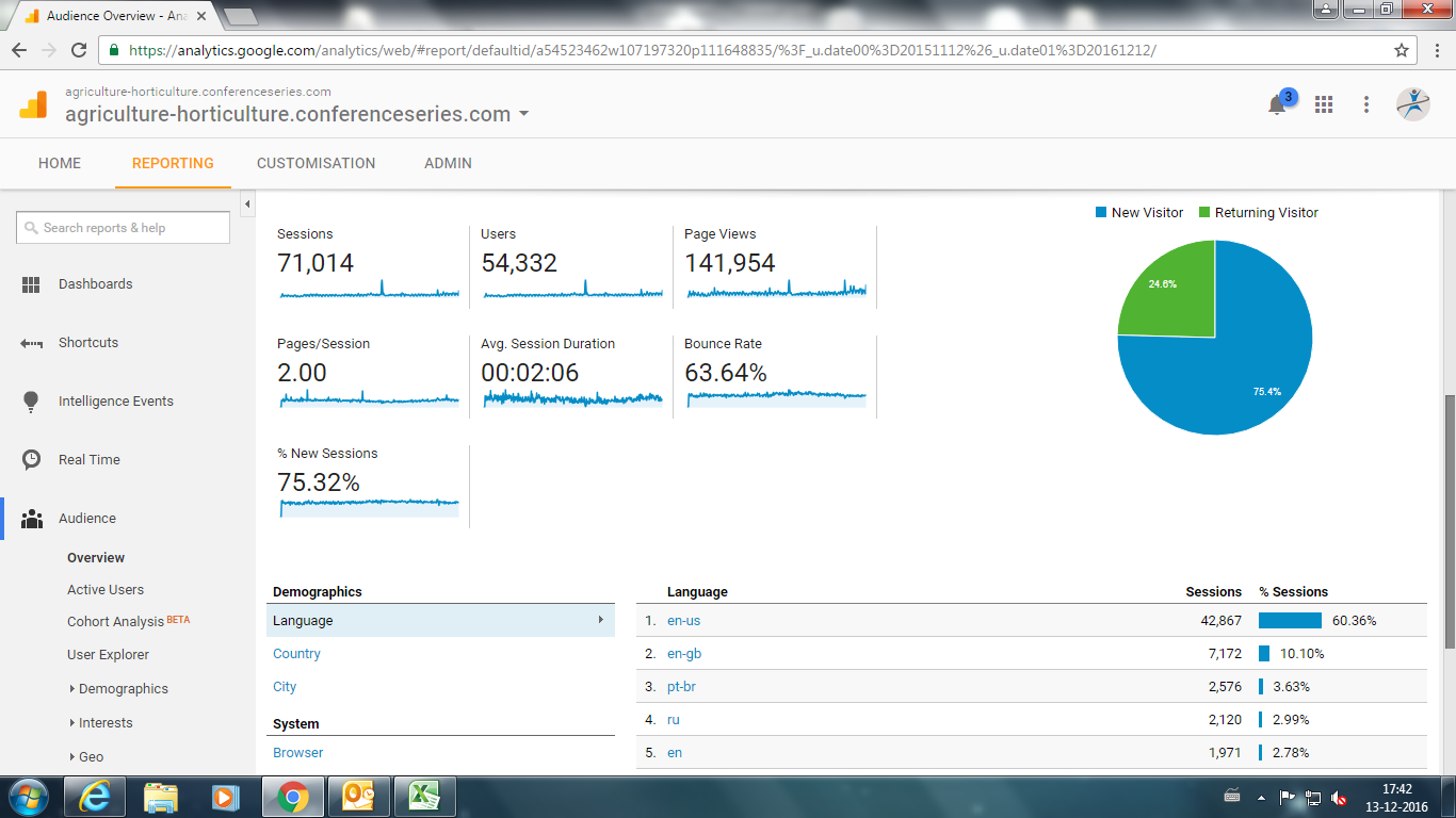 Visitor Analysis Report